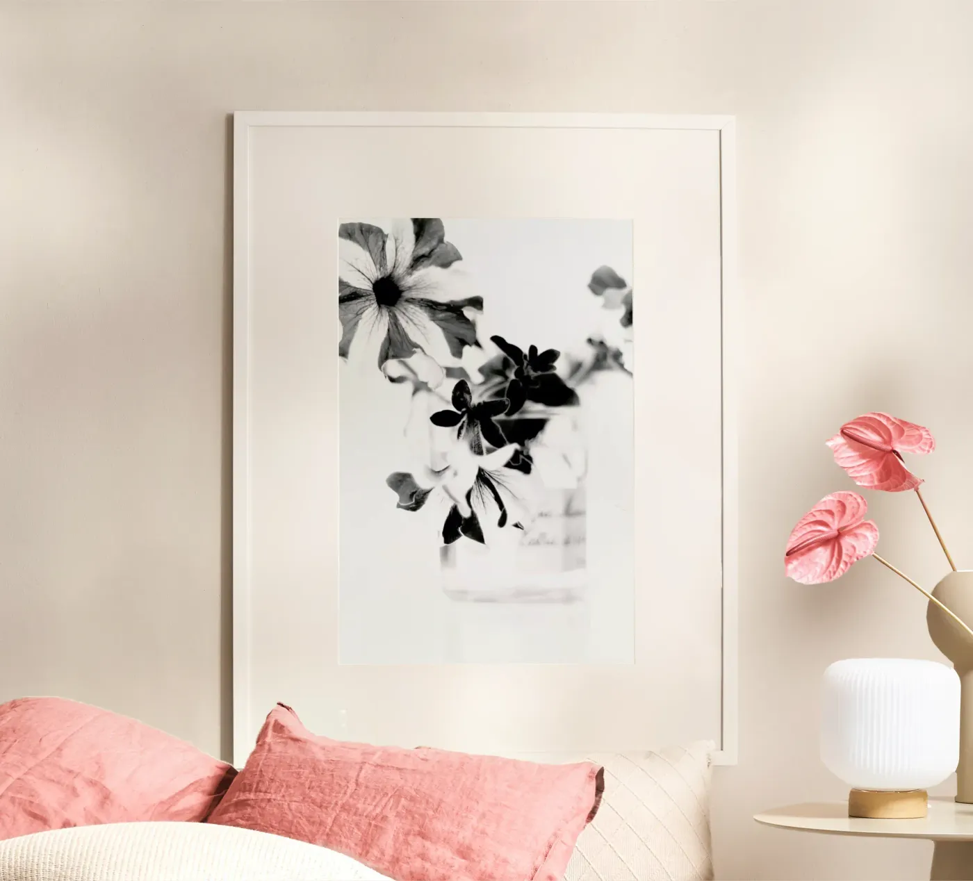 Petunias poster da Ingrid Beddoes