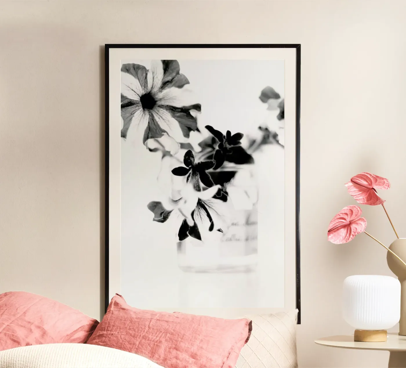 Petunias poster da Ingrid Beddoes