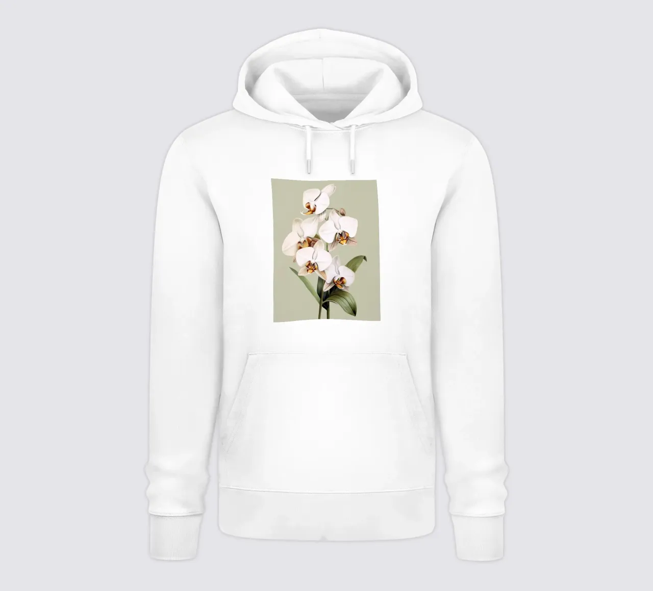 Orchidee felpa con cappuccio da DaarbyN