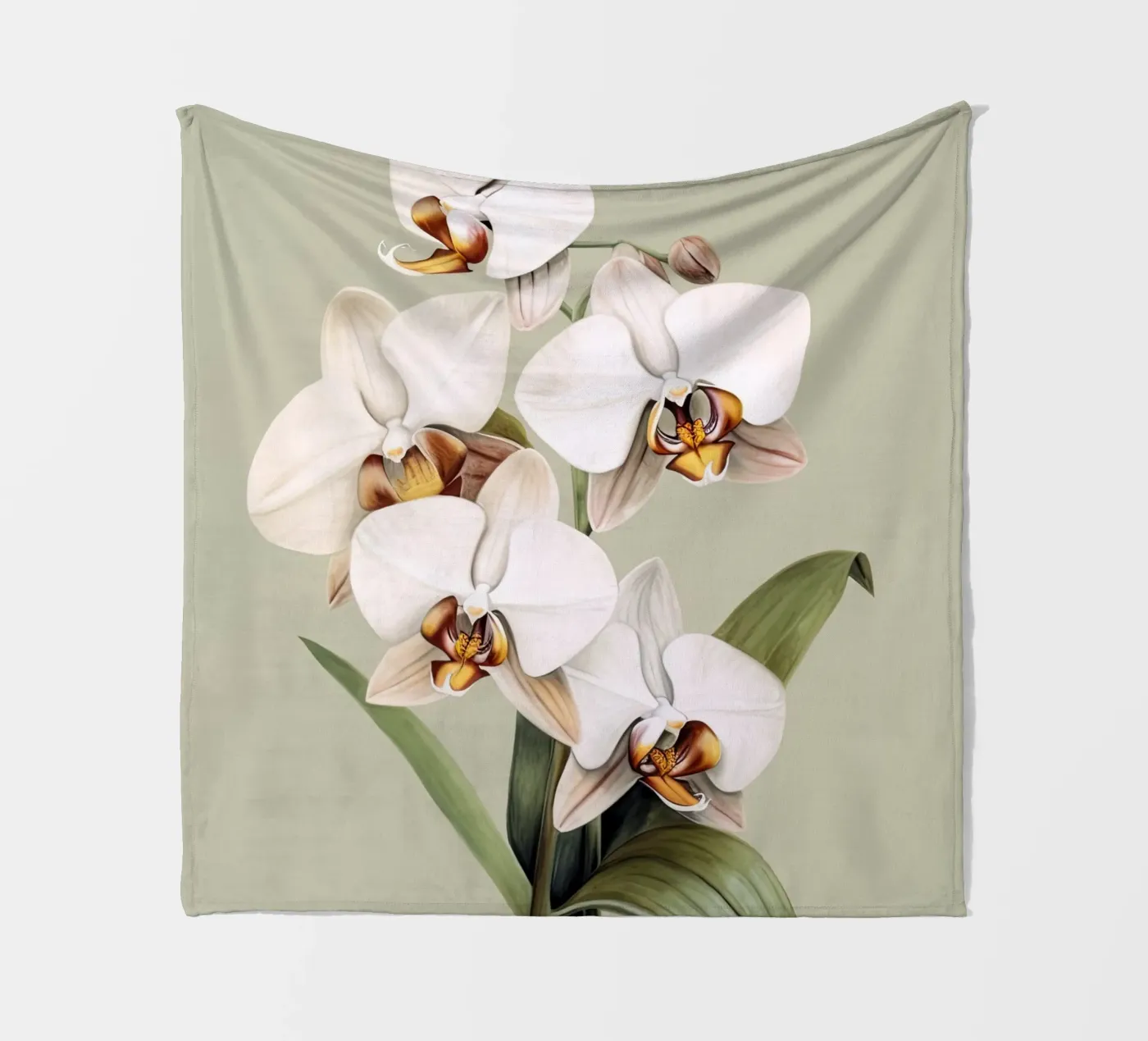 Orchideen Fleecedecke von DaarbyN