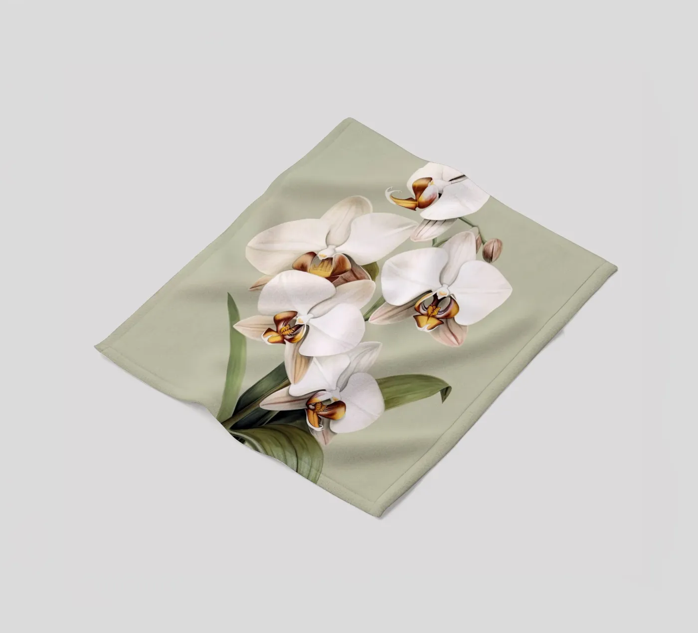 Orchideen Fleecedecke von DaarbyN