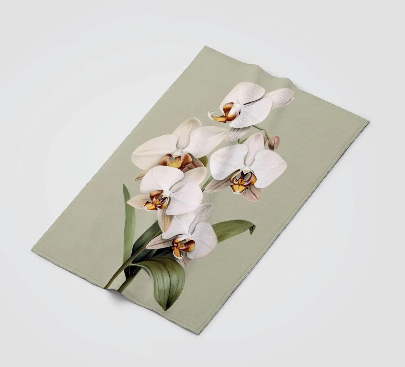 Orchideen Fleecedecke von DaarbyN