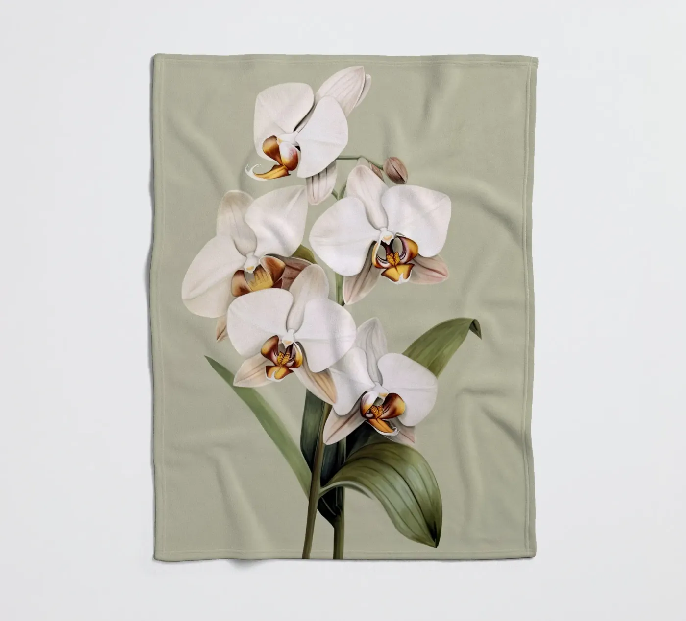 Orchideen Fleecedecke von DaarbyN