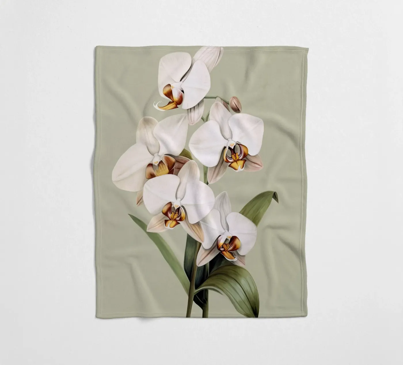 Orchideen Fleecedecke von DaarbyN