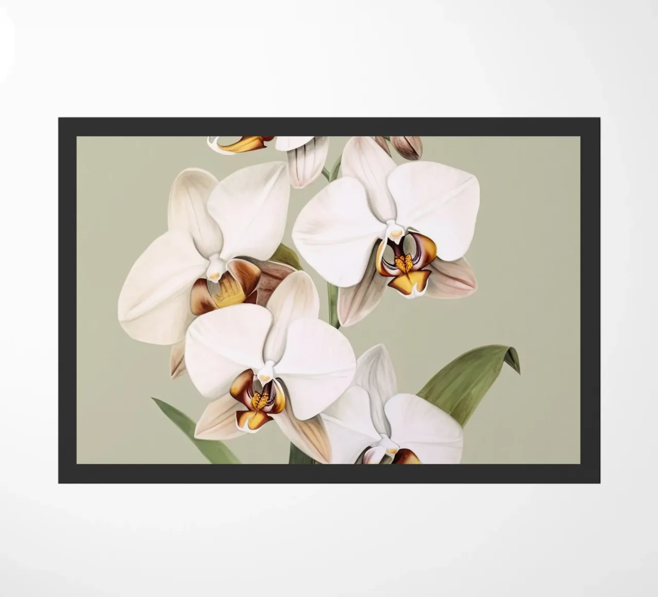 Orchids doormat by DaarbyN