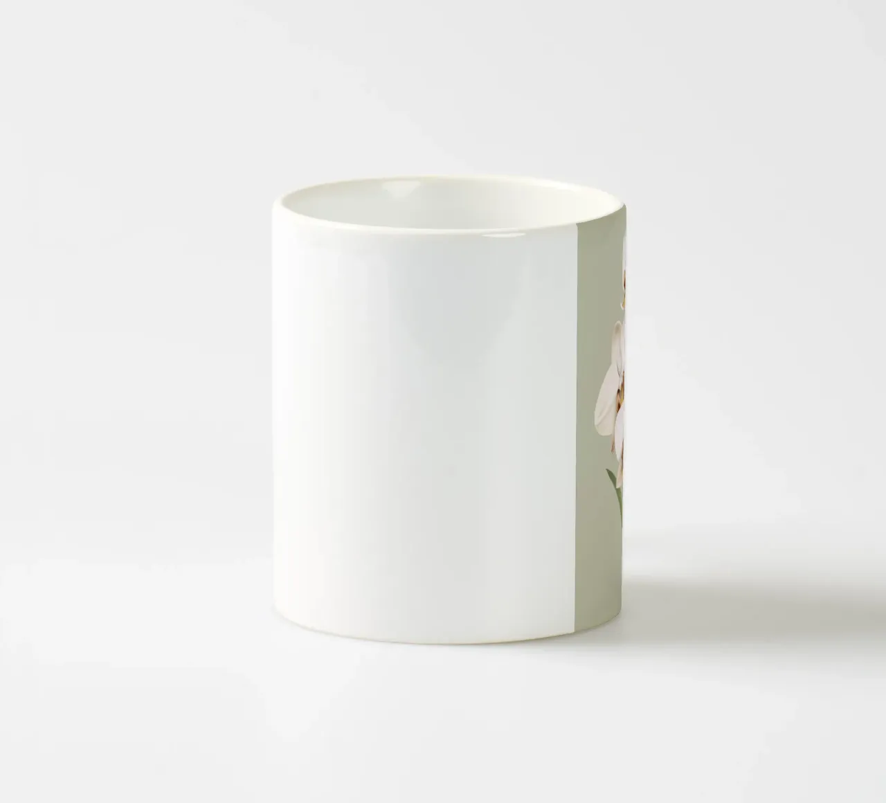 Orchideen Keramik Tasse von DaarbyN