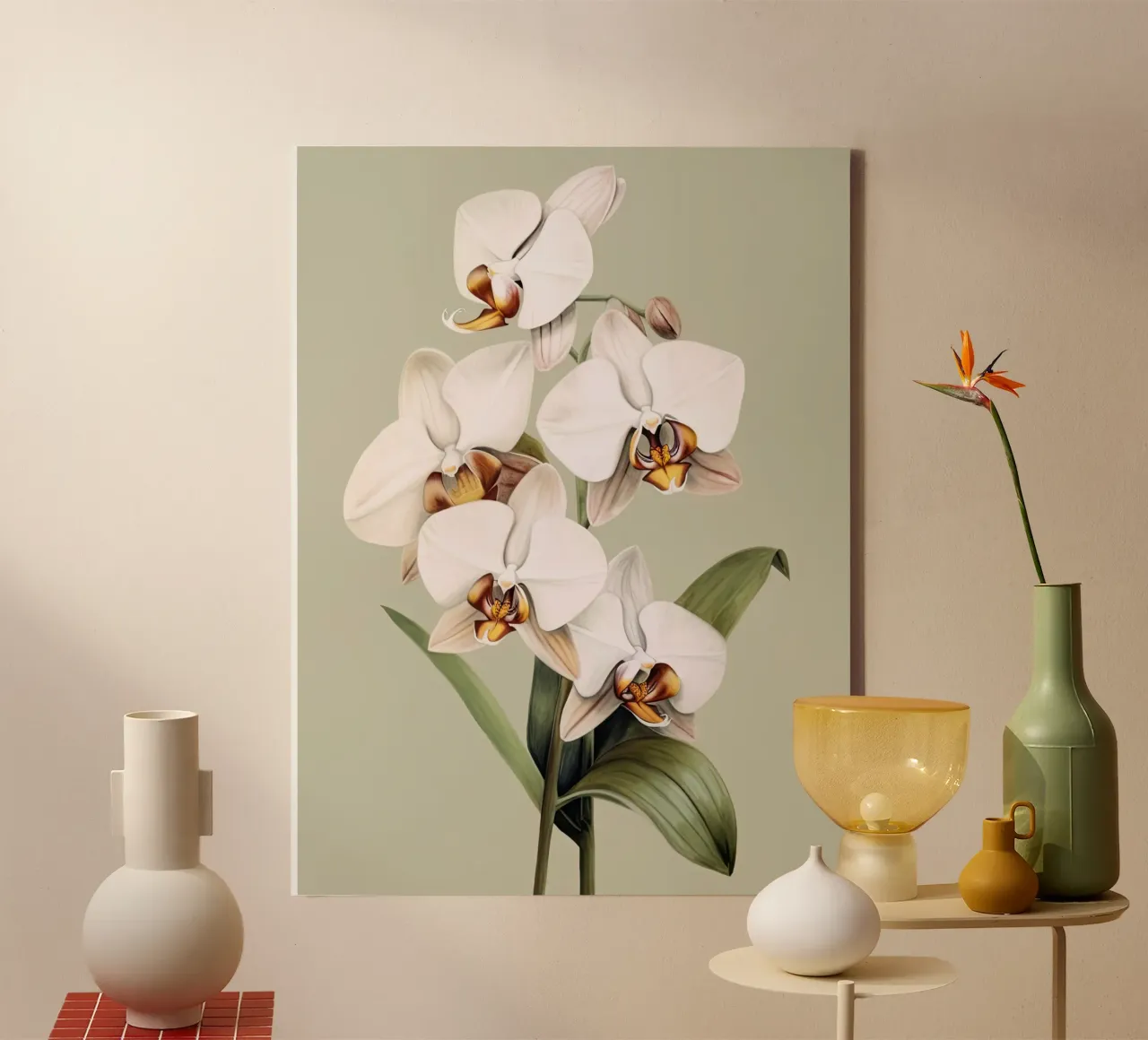 Orchidee tela con Cornice a cassetta da DaarbyN