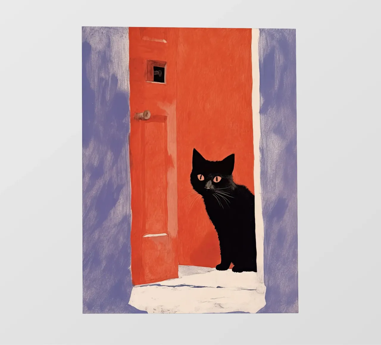 Il gatto curioso telo in pvc da DaarbyN