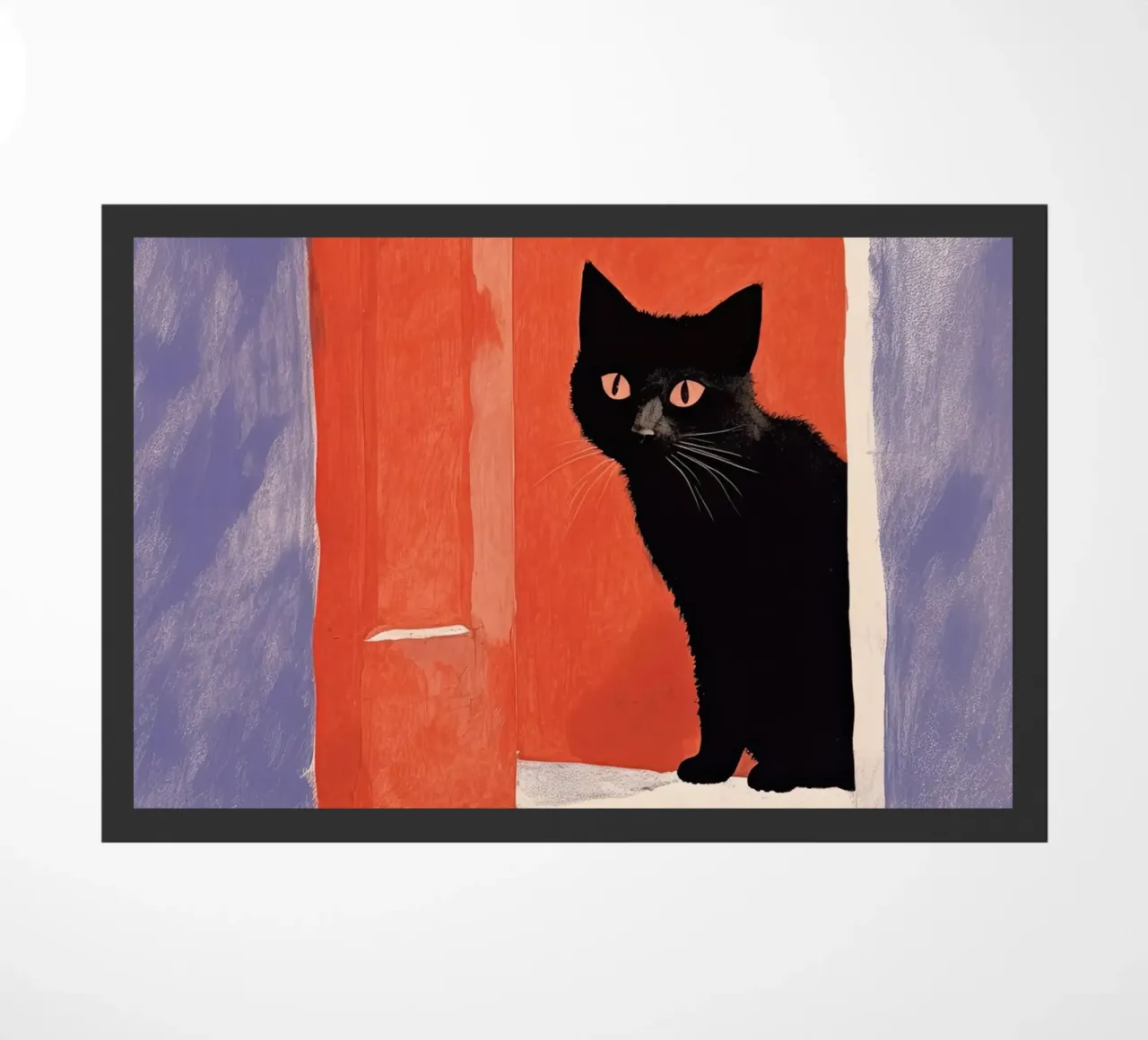 Il gatto curioso zerbino da DaarbyN