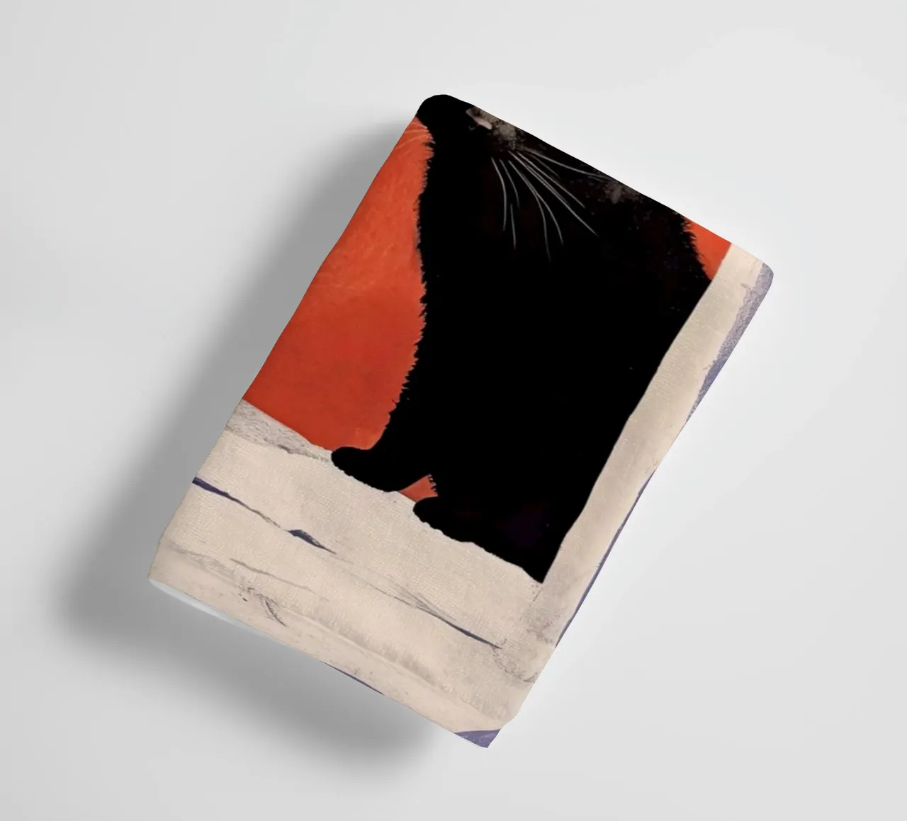The Curious Cat towel by DaarbyN