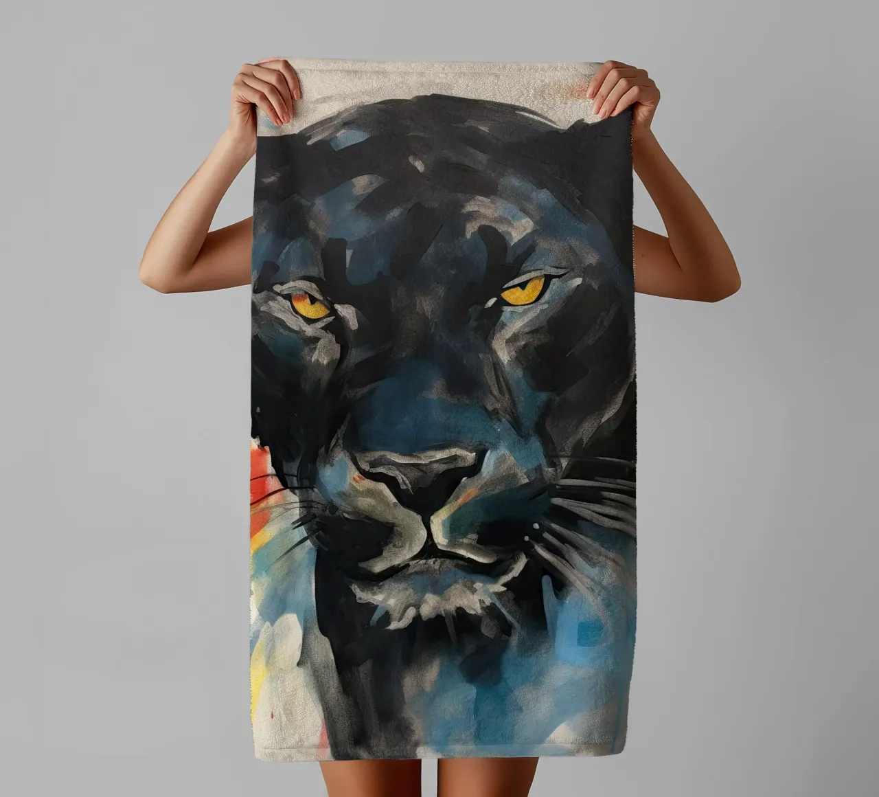 Eyes Of The Wild towel by DaarbyN