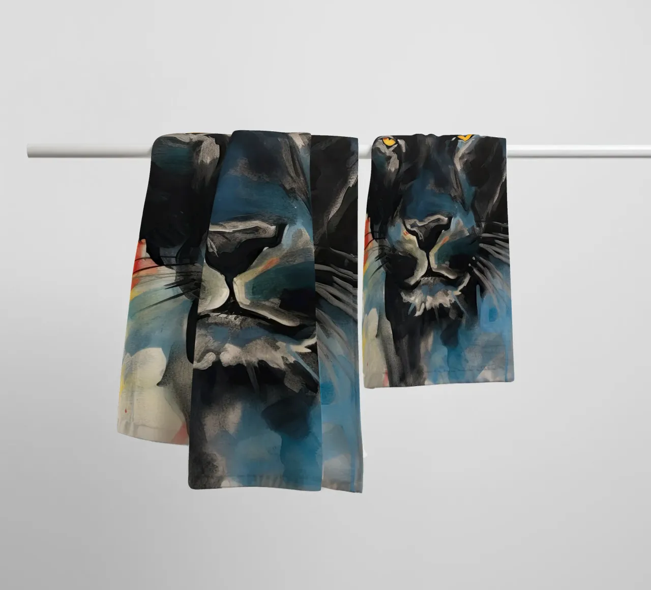 Eyes Of The Wild towel by DaarbyN