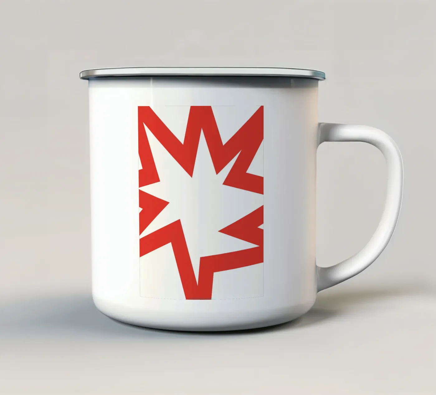 Sfondo esplodere guerra tazza in smalto da galihstudio