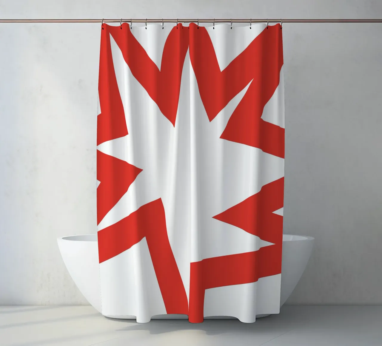 Achtergrond ontplof oorlog douchegordijn van galihstudio