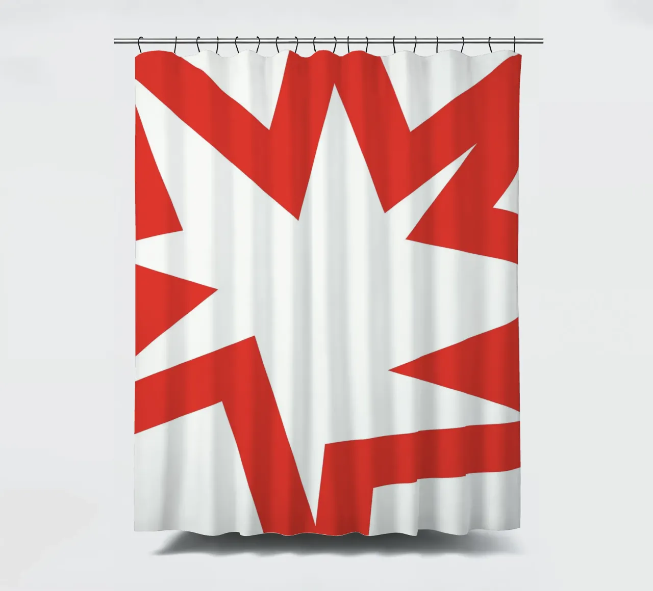 Achtergrond ontplof oorlog douchegordijn van galihstudio