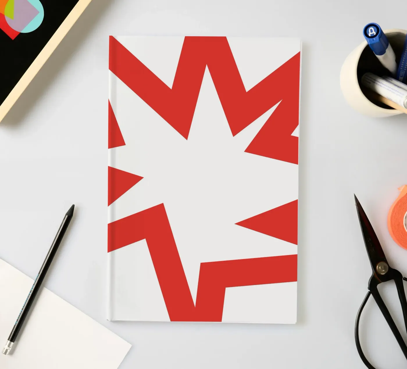 Background explode war Notizbuch von galihstudio