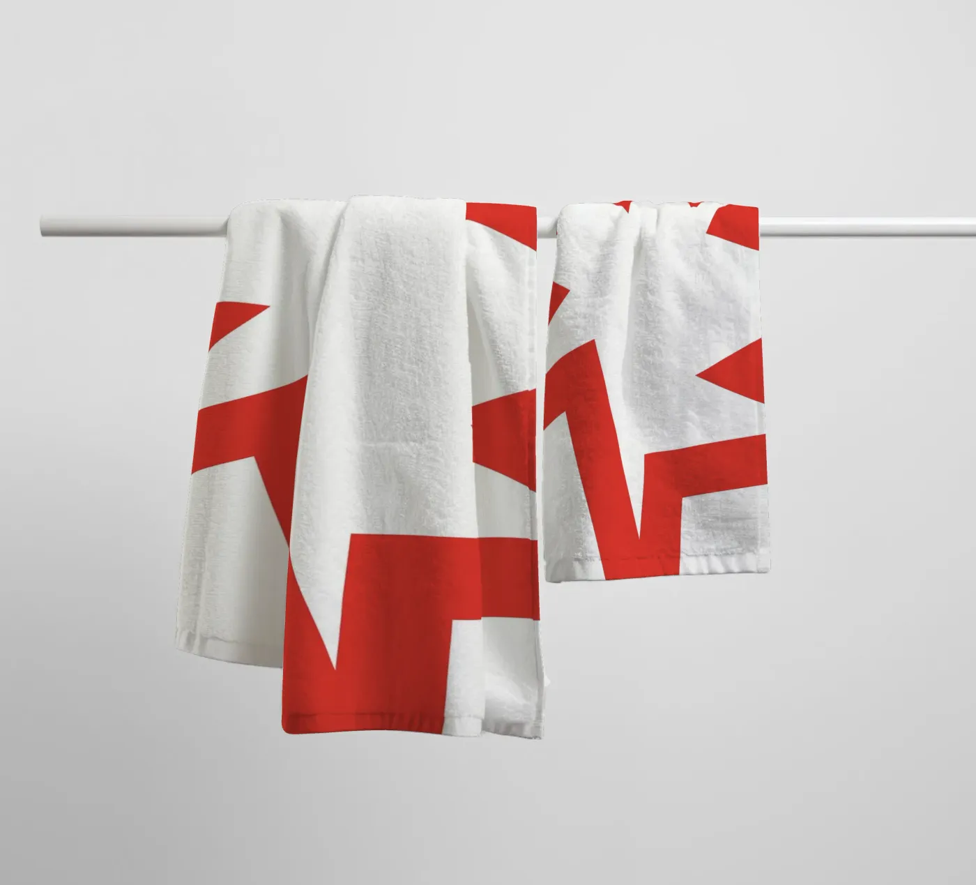 Achtergrond ontplof oorlog badhanddoek van galihstudio