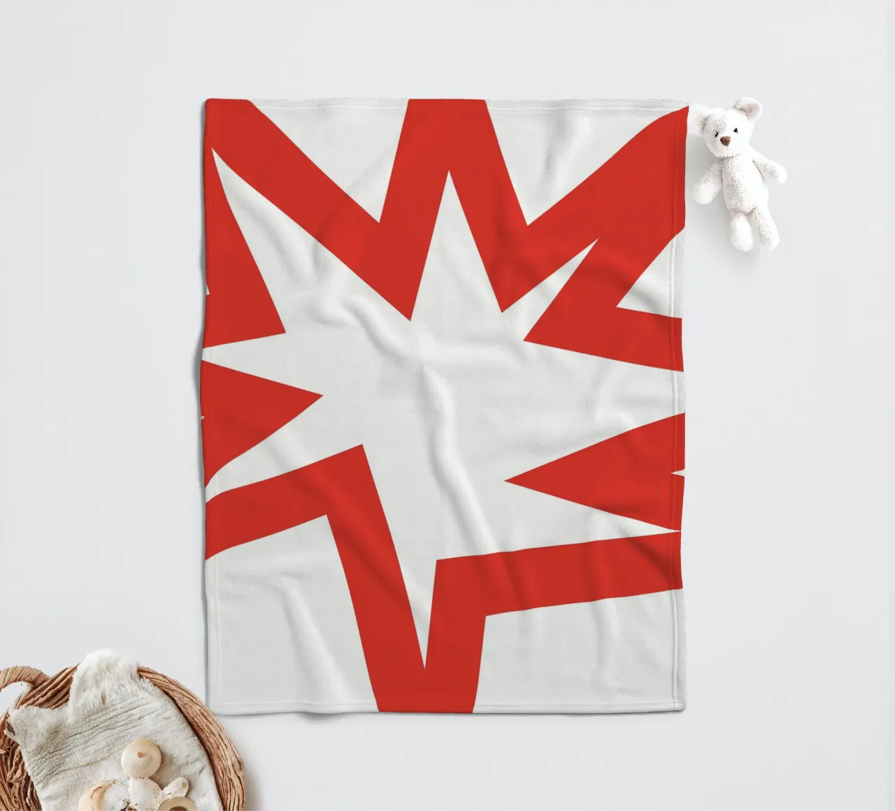 Background explode war fleece blanket by galihstudio