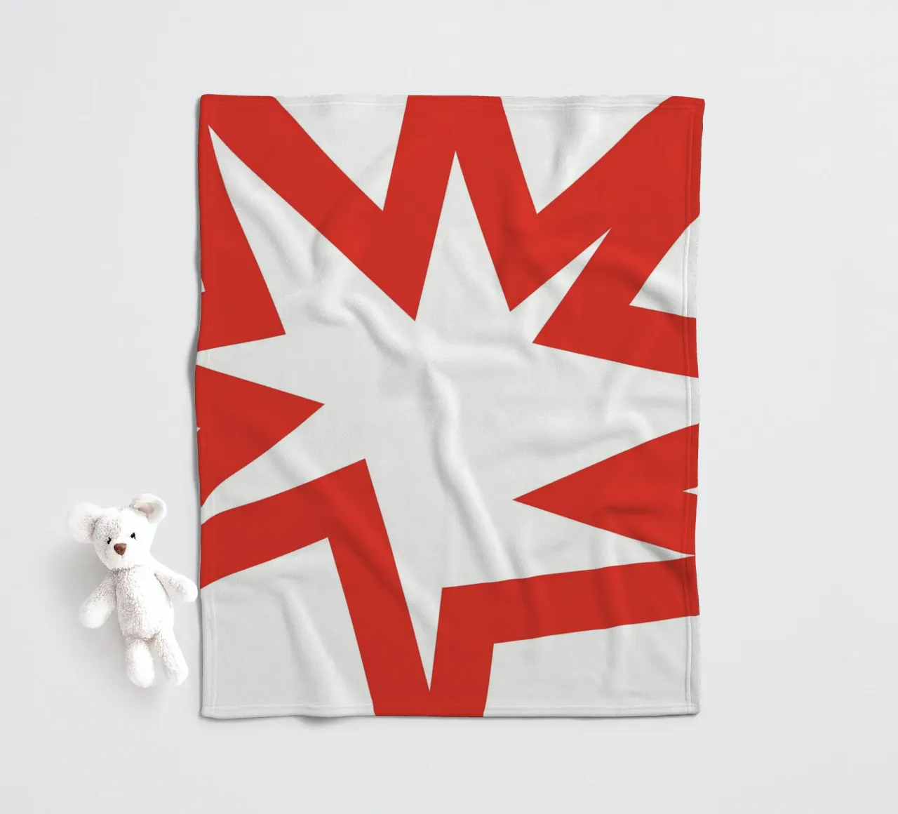 Background explode war fleece blanket by galihstudio