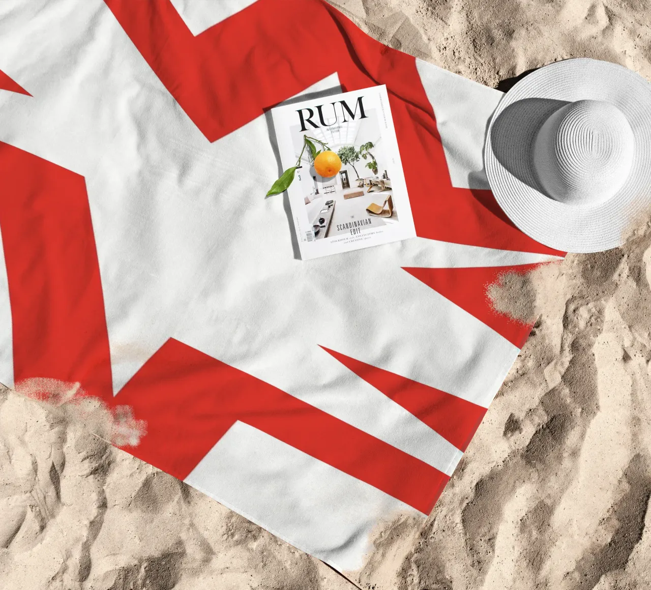 Background explode war beach towel by galihstudio