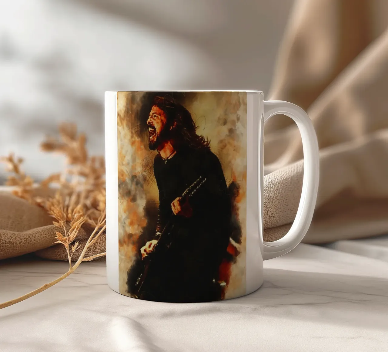 Sbaffo di Dave Grohl tazza in ceramica da Gunawan Rb