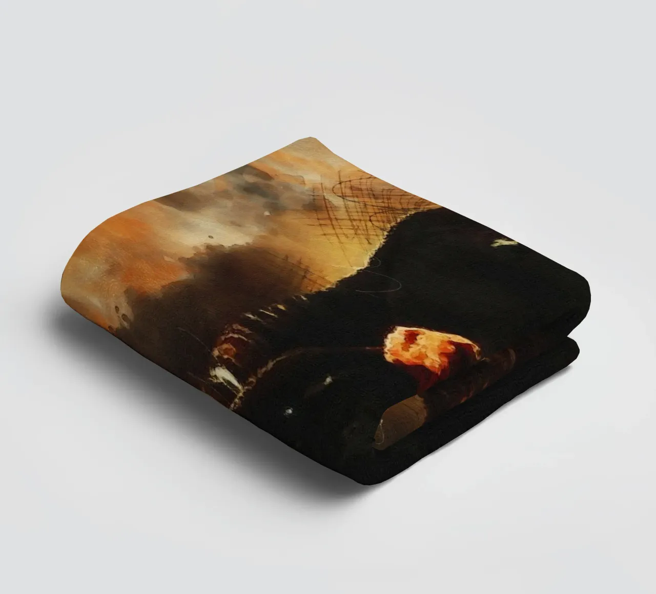 Smudge of Dave Grohl towel by Gunawan Rb