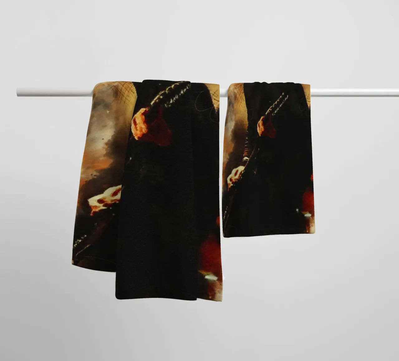 Smudge of Dave Grohl towel by Gunawan Rb