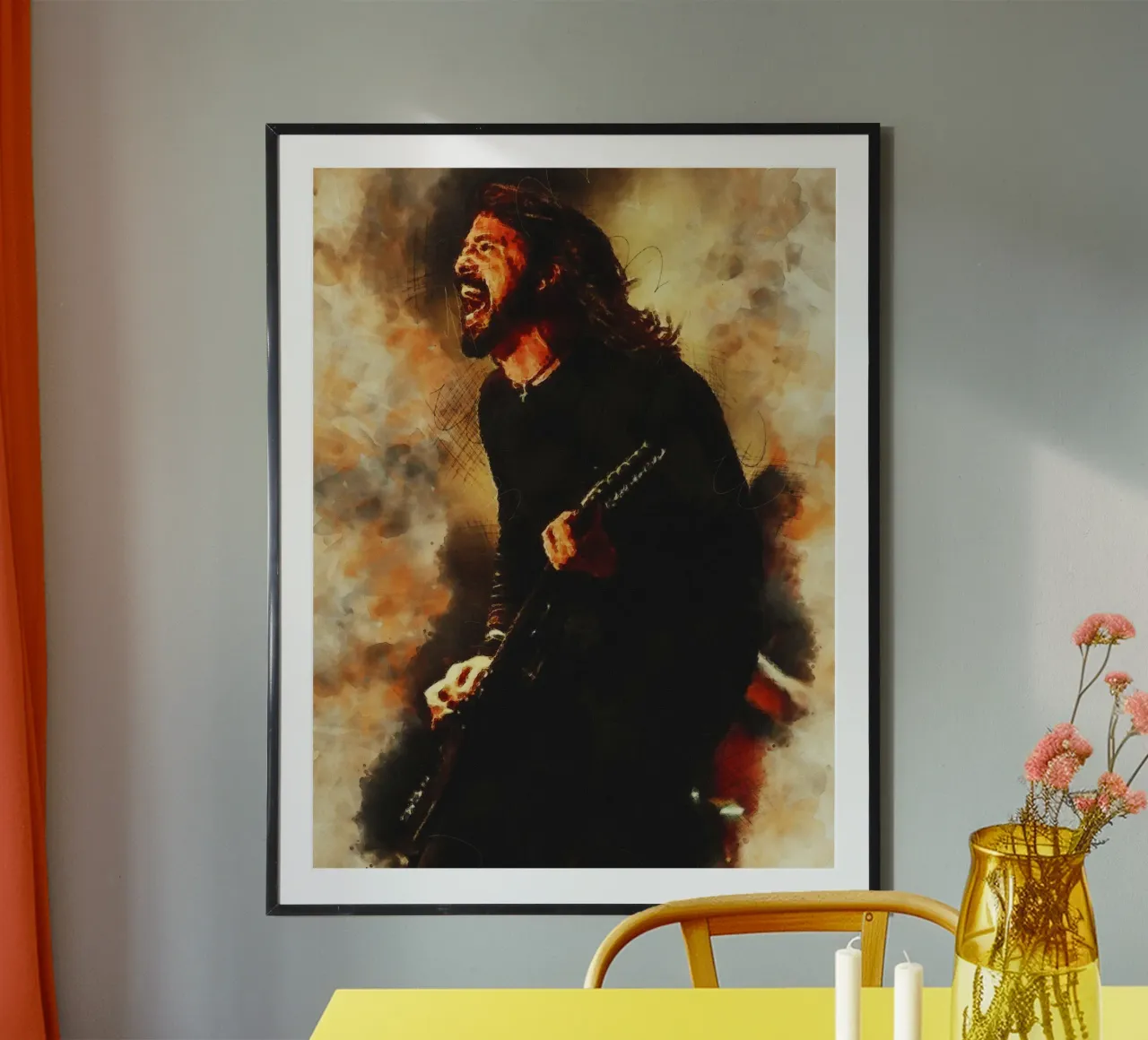 Sbaffo di Dave Grohl poster da Gunawan Rb