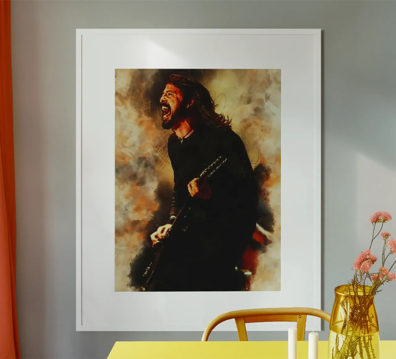Sbaffo di Dave Grohl poster da Gunawan Rb