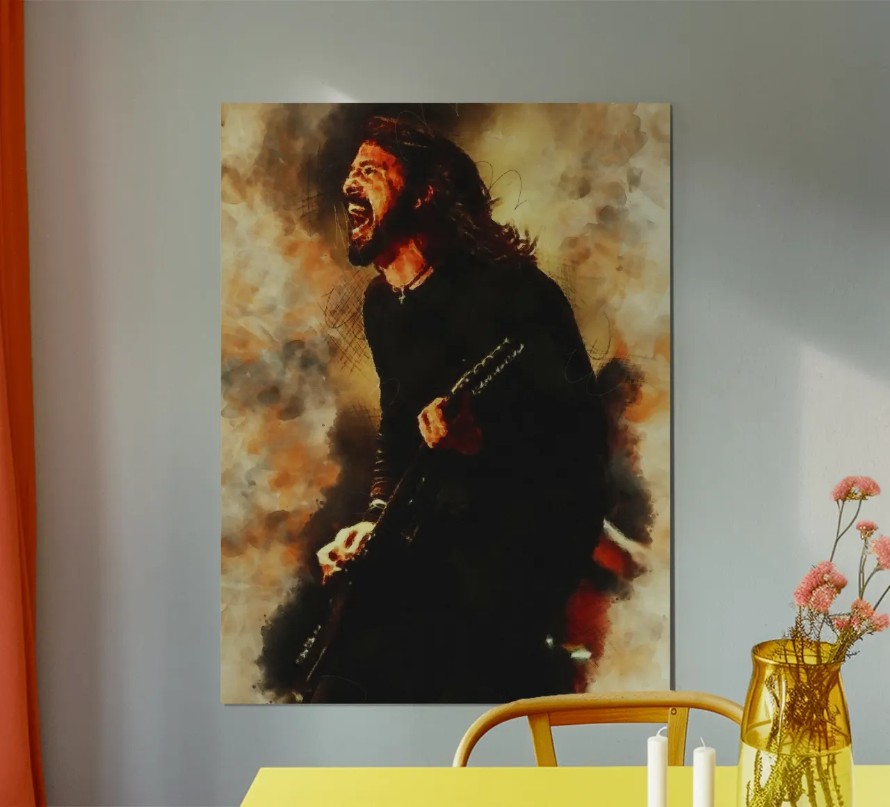 Sbaffo di Dave Grohl poster da Gunawan Rb