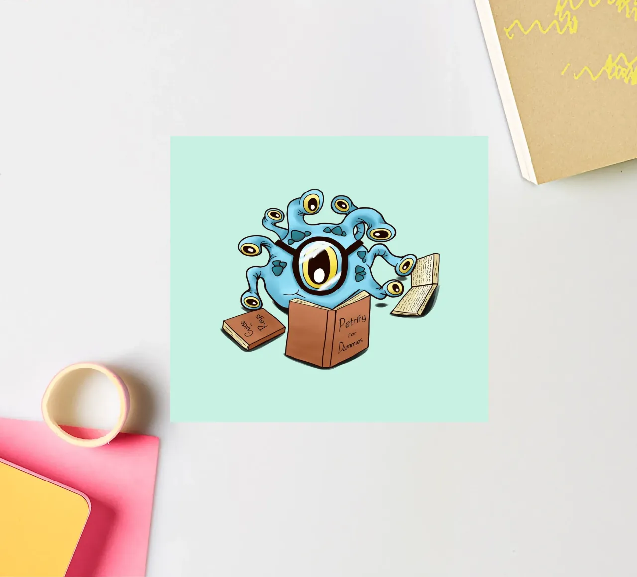 Beholder apprentice sticker by Loobs