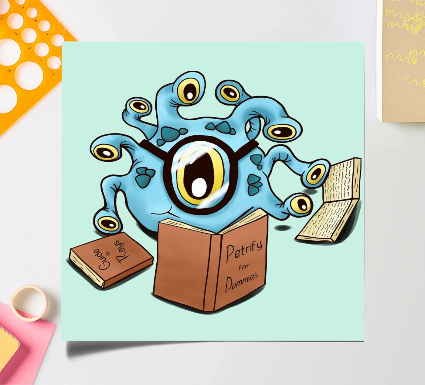 Beholder apprentice sticker sheet by Loobs