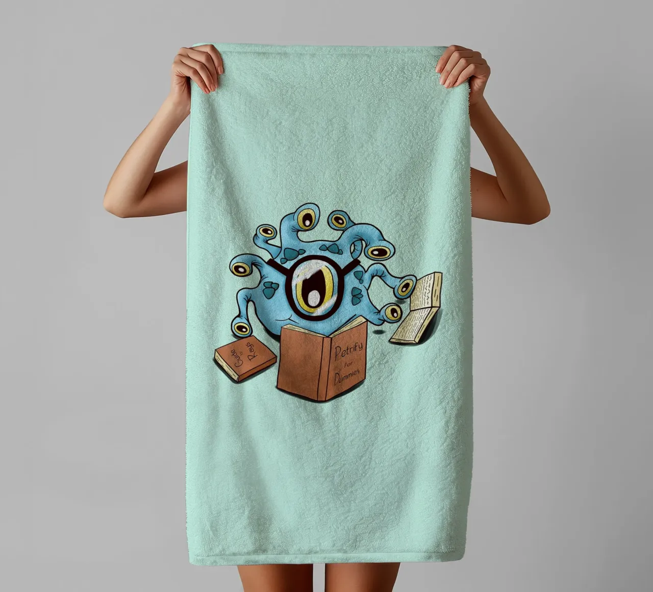 Beholder apprentice towel by Loobs