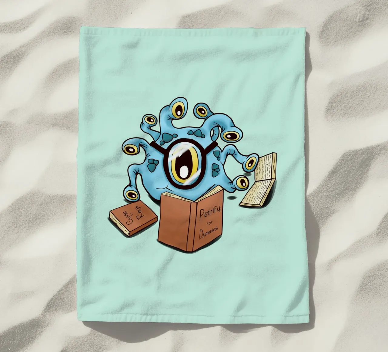 Beholder apprentice beach towel by Loobs