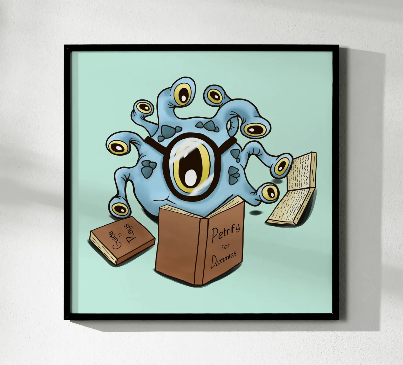 Apprendista Beholder poster con telaio in alluminio da Loobs