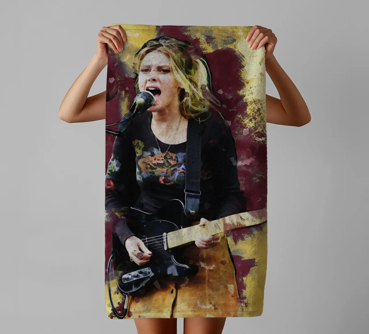Sbaffo di Ellie Rowsell asciugamano da bagno da Gunawan Rb