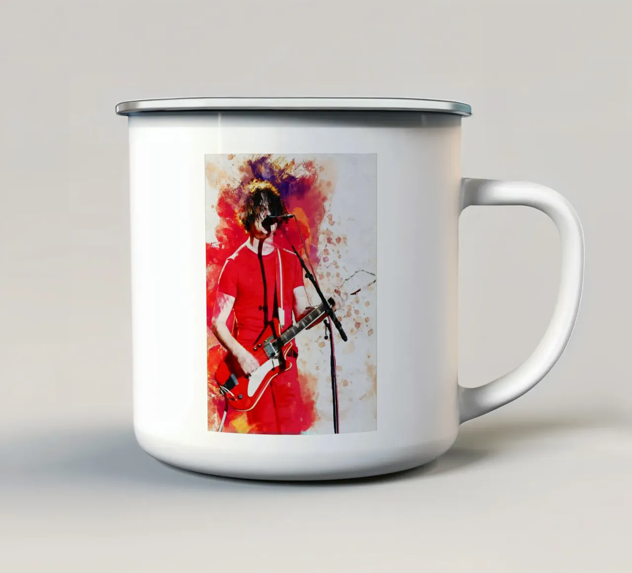 Sbaffo di Jack White tazza in smalto da Gunawan Rb