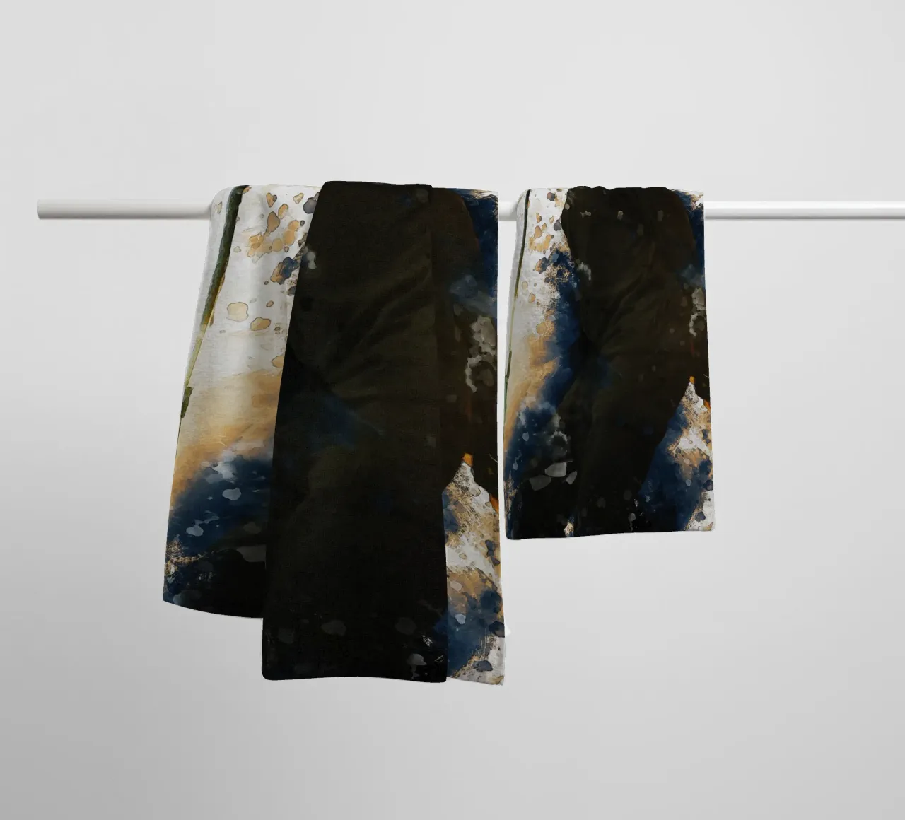 Smudge of Liam Gallagher towel by Gunawan Rb