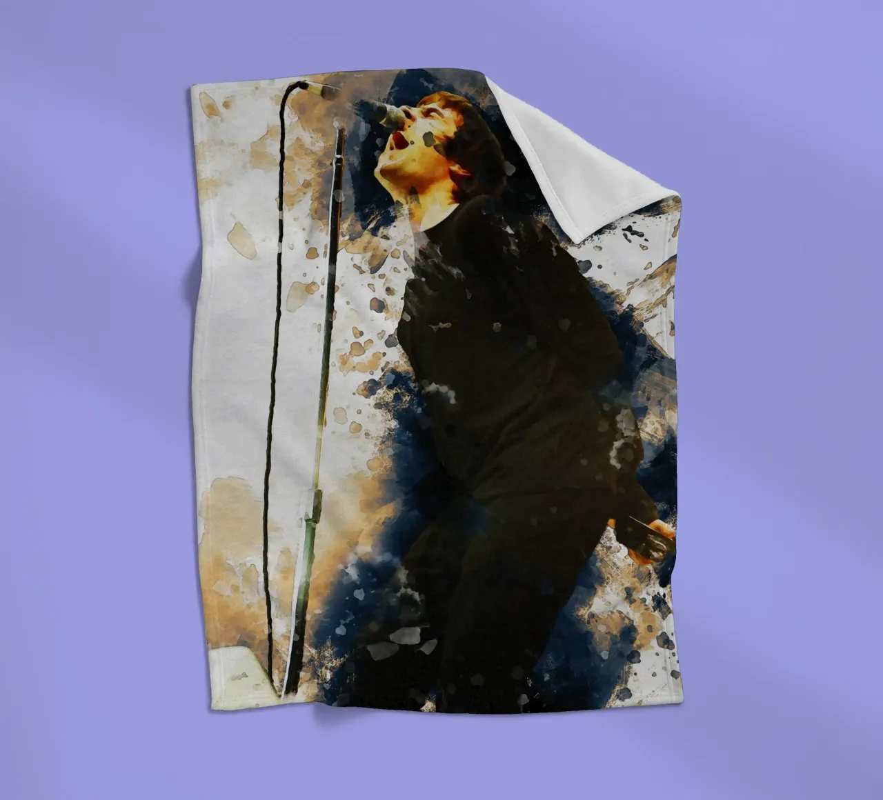 Sbaffo di Liam Gallagher coperta in pile da Gunawan Rb