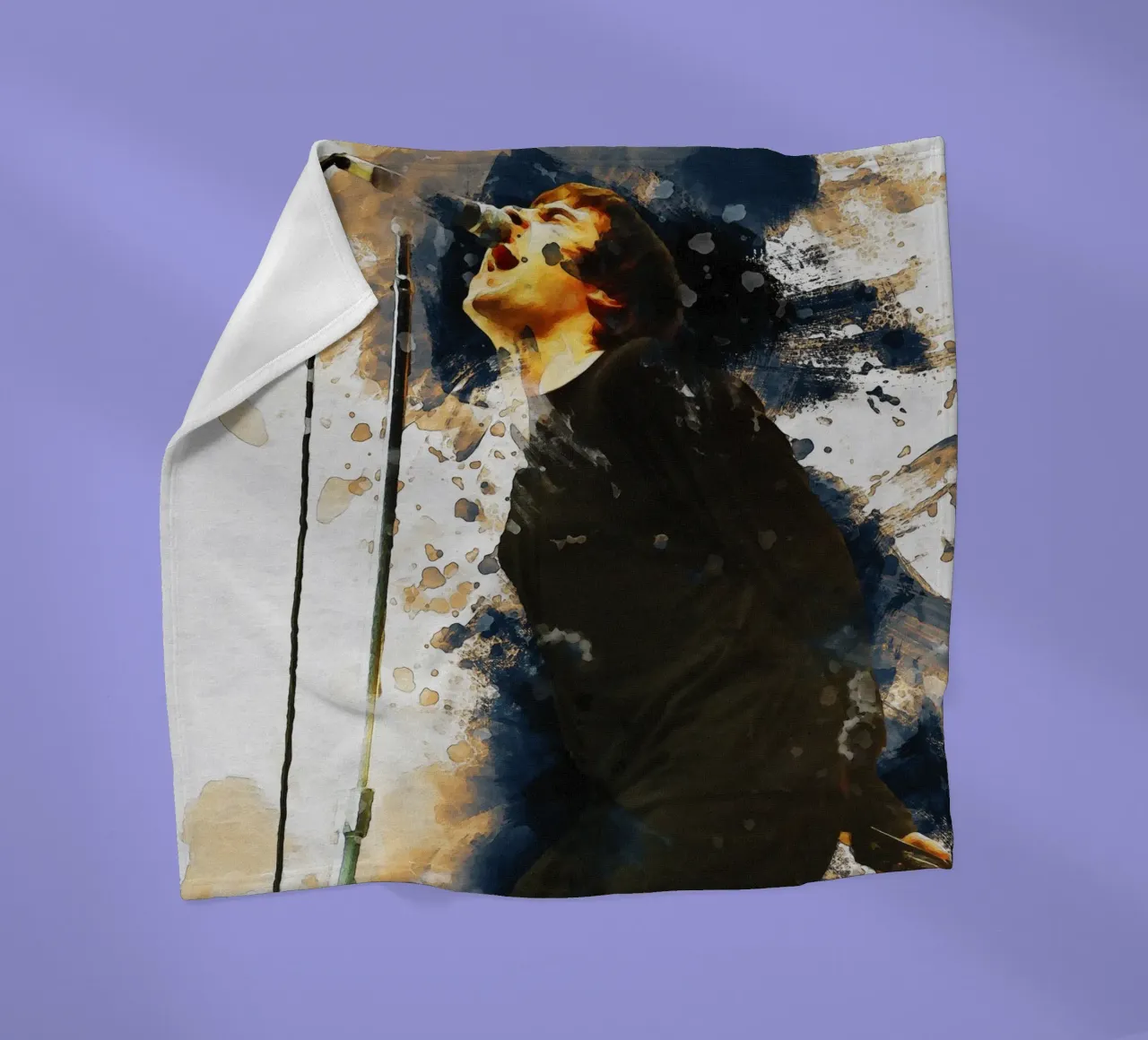 Sbaffo di Liam Gallagher coperta in pile da Gunawan Rb
