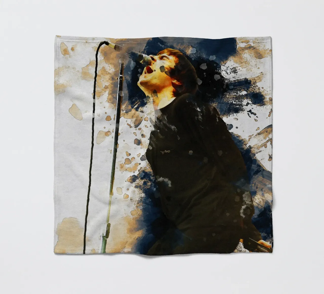 Sbaffo di Liam Gallagher coperta in pile da Gunawan Rb