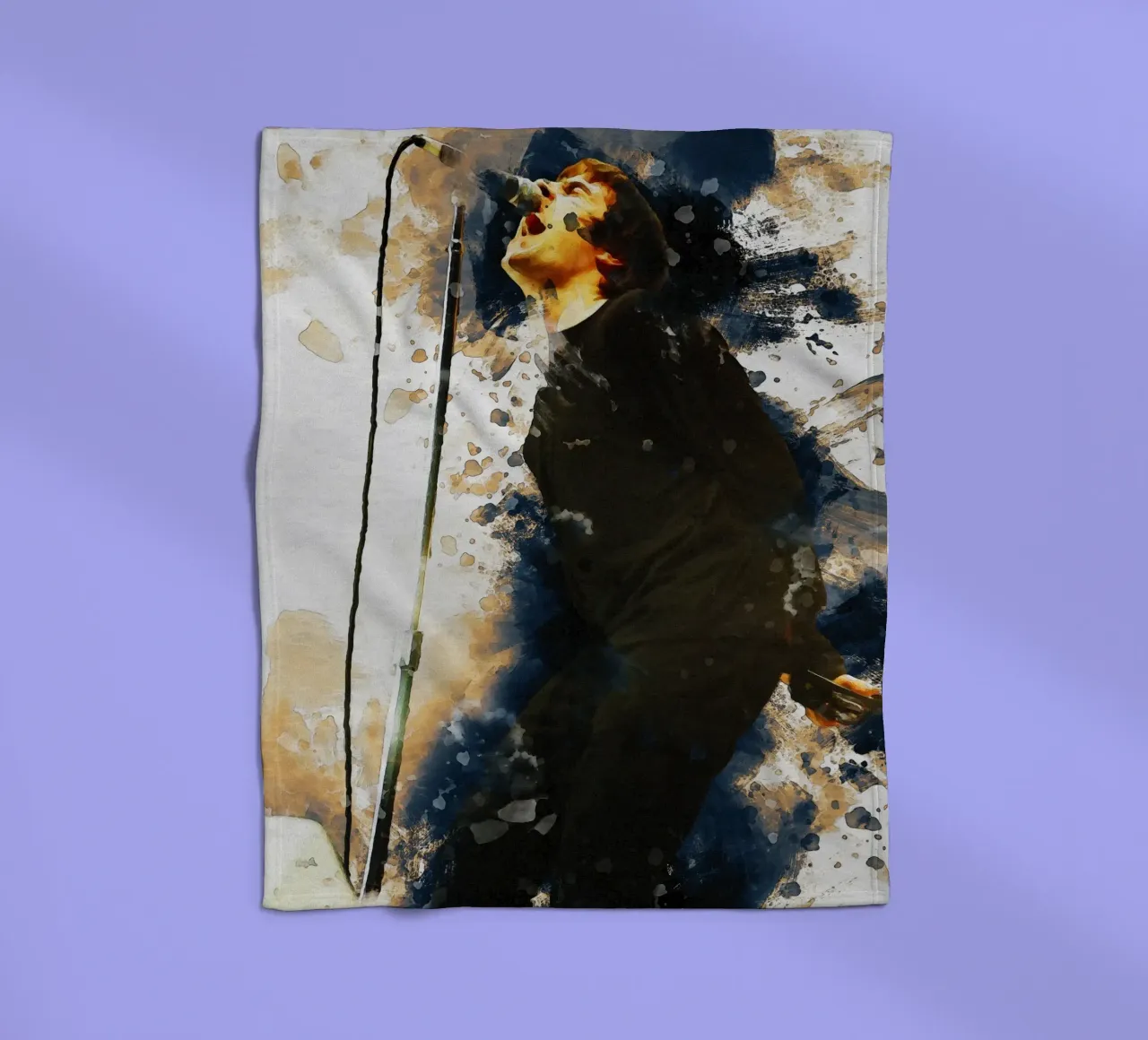 Sbaffo di Liam Gallagher coperta in pile da Gunawan Rb