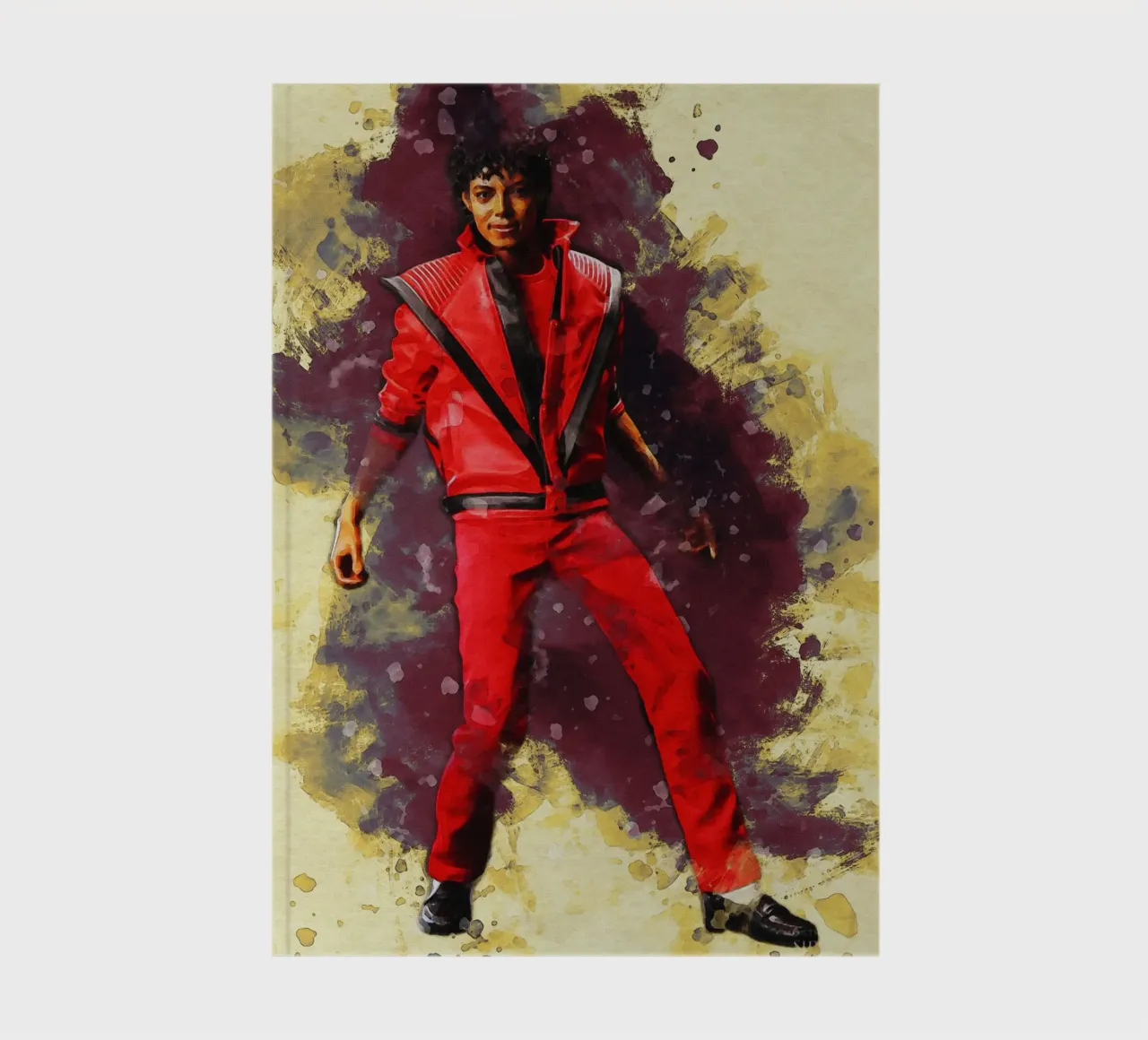 Smudge of Thriller notebook by Gunawan Rb