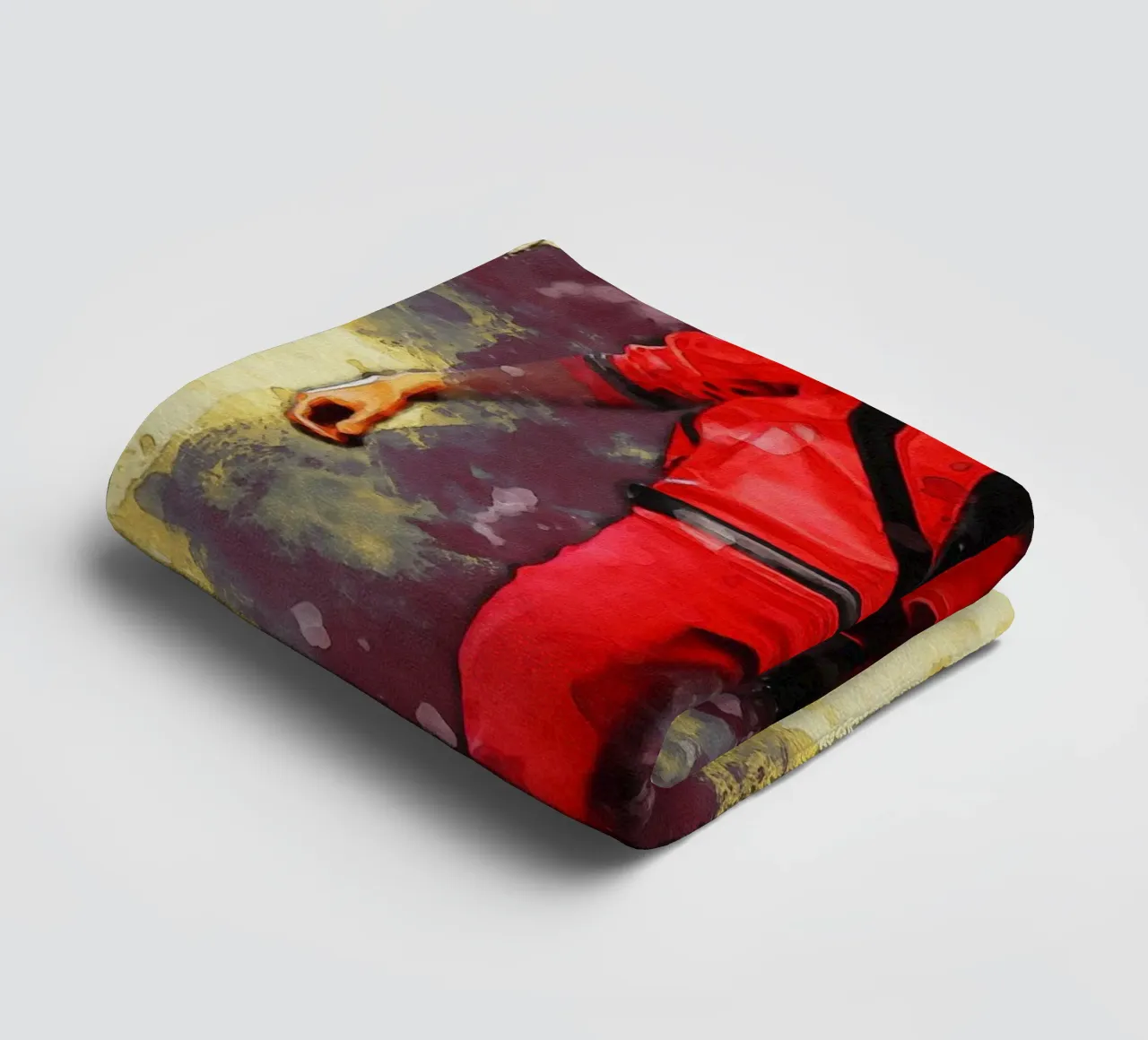 Smudge of Thriller towel by Gunawan Rb