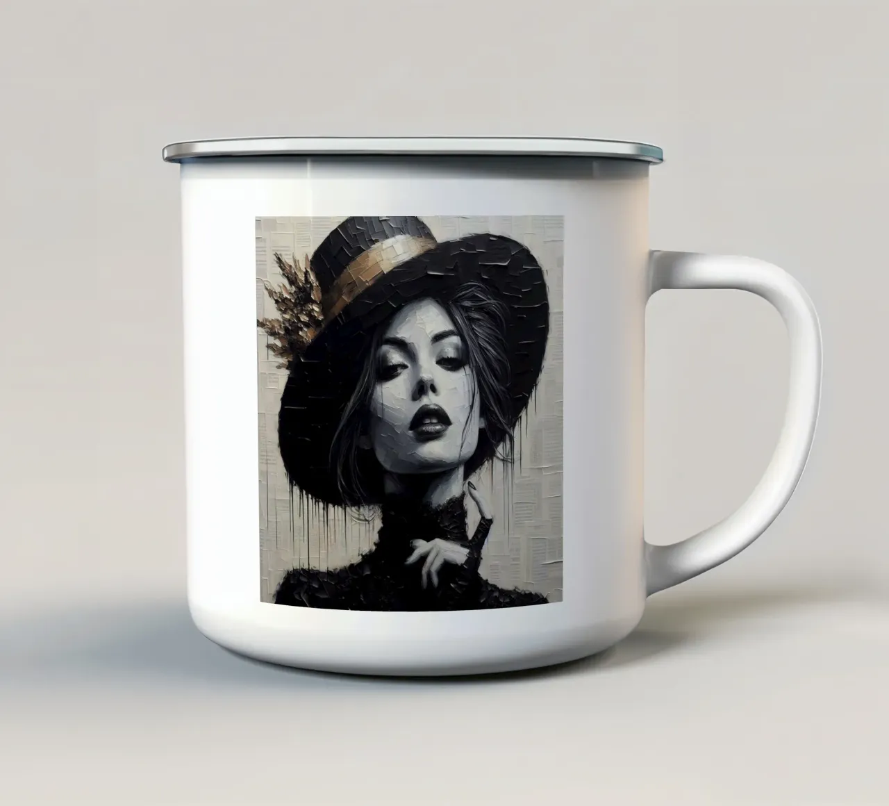 Vittoria tazza in smalto da nomad