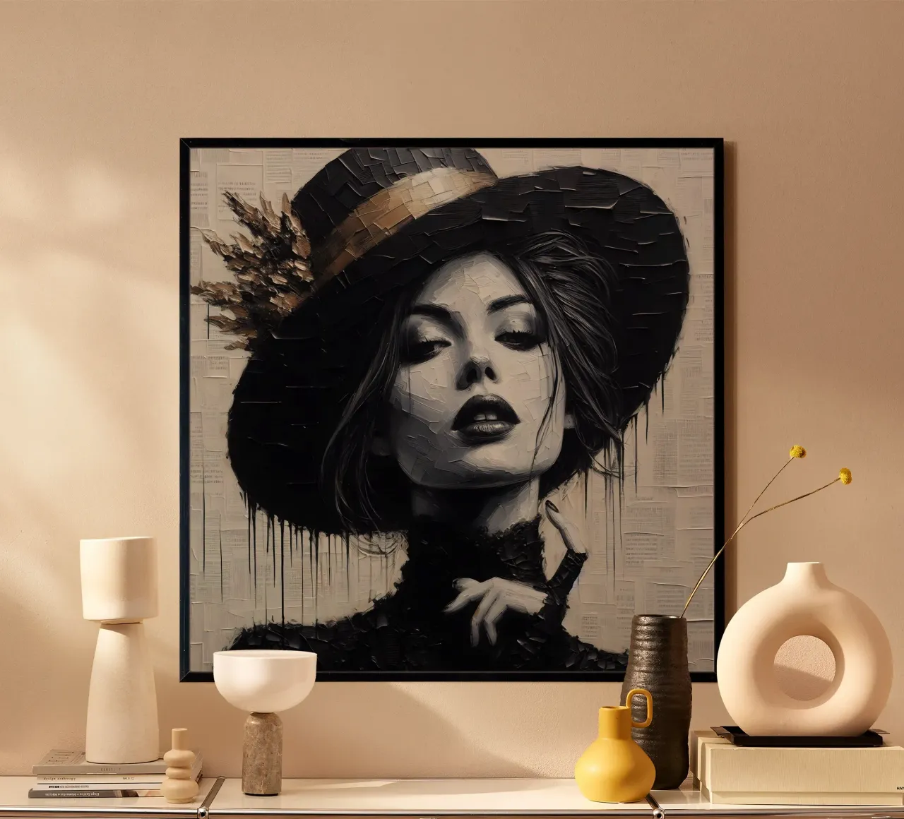 Vittoria poster con telaio in legno da nomad