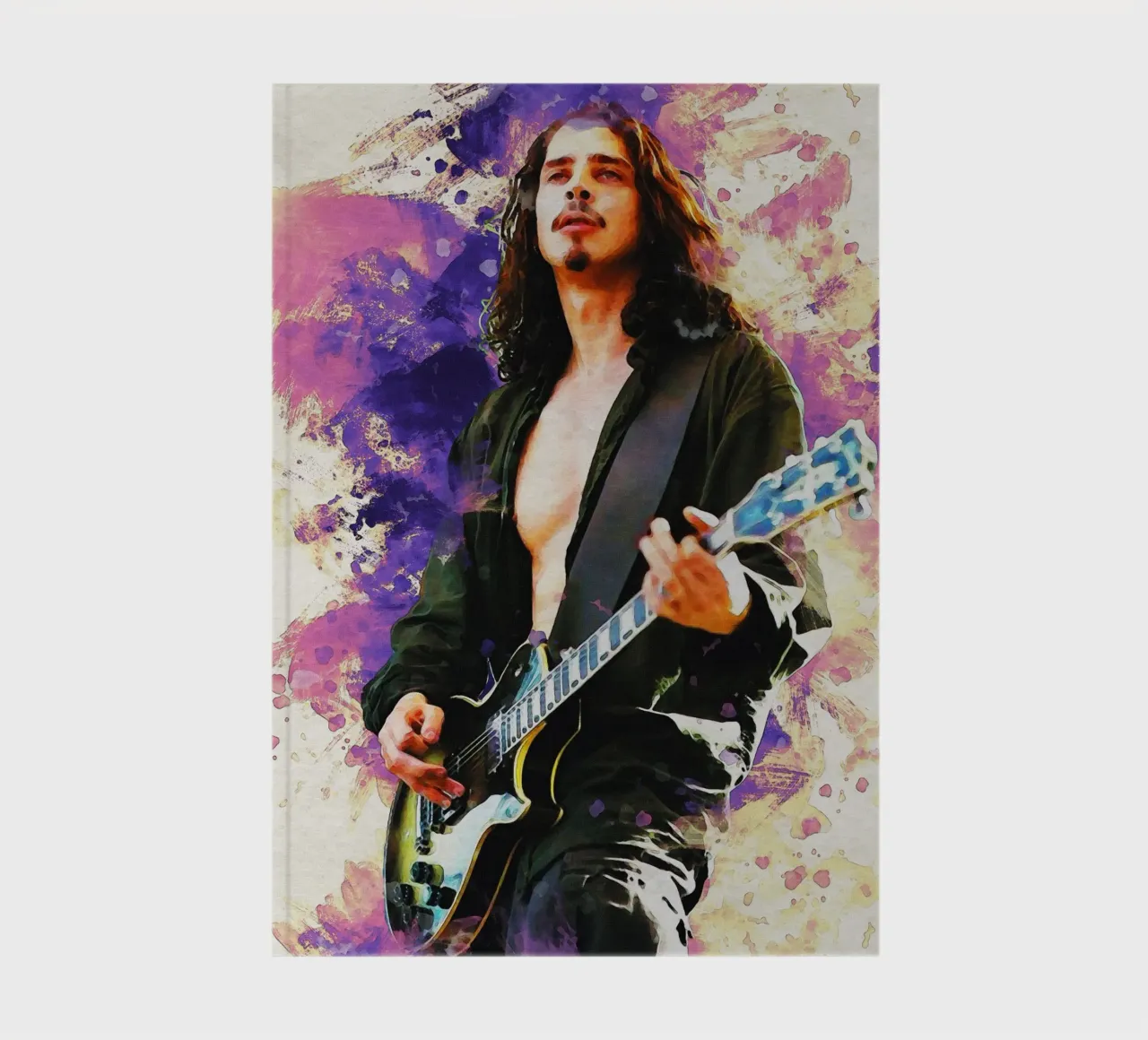 Smudge of Chris Cornell Perform notebook by Gunawan Rb