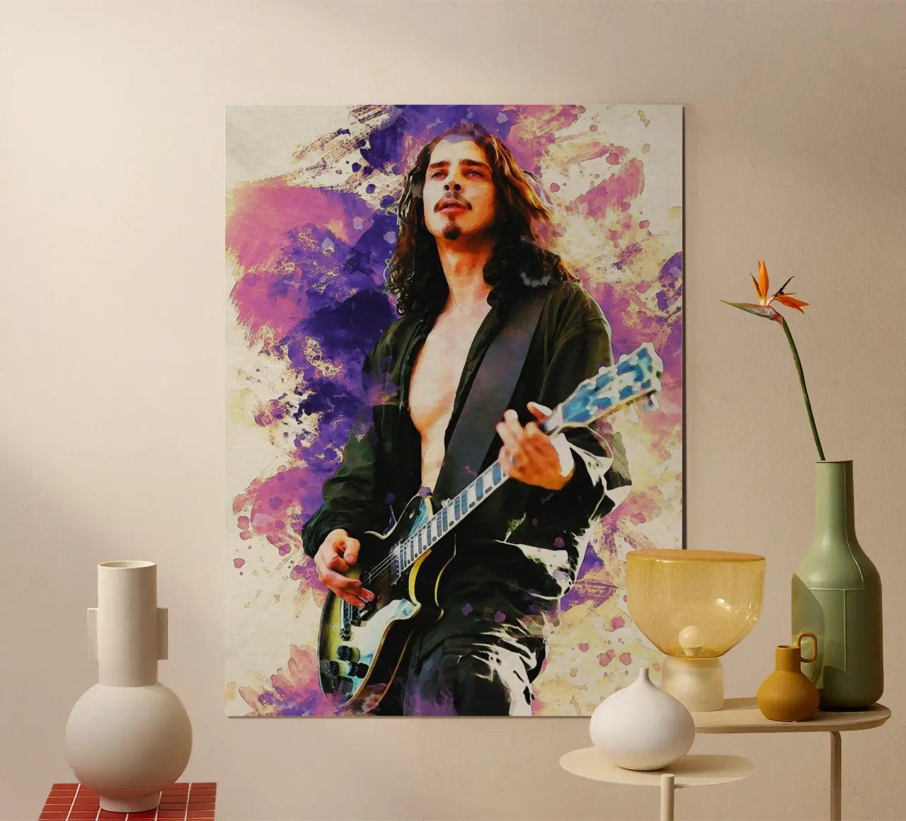 Sbaffo di Chris Cornell Esibirsi carta hahnemühle da Gunawan Rb