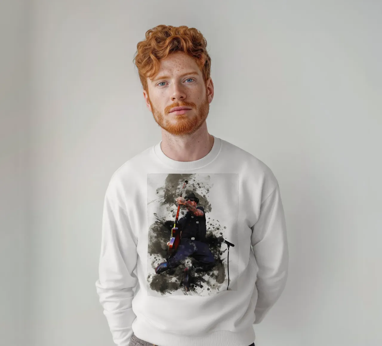 Sbaffo di salto di Mike Ness felpa da Gunawan Rb