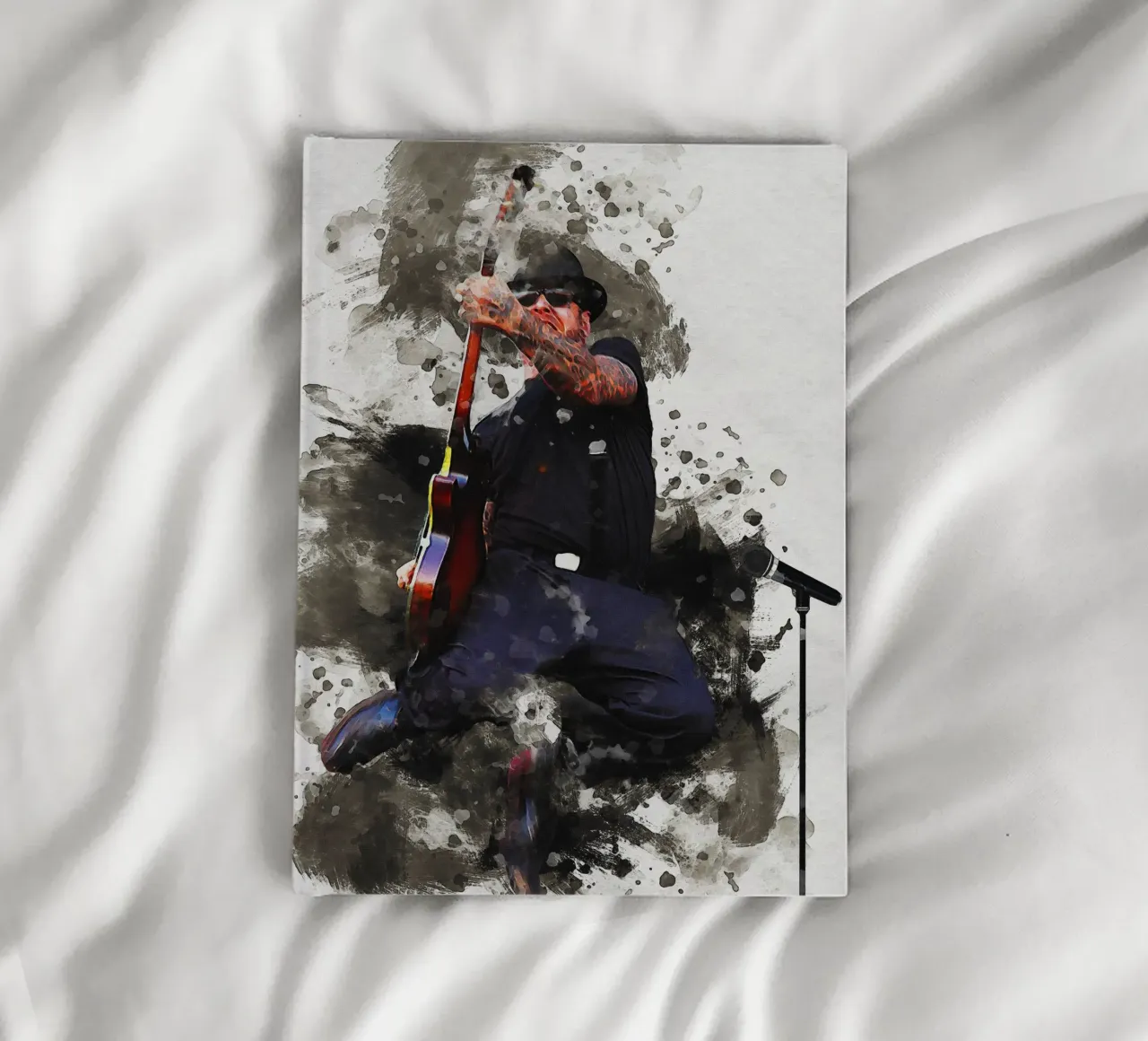 Smudge of Mike Ness jump notebook by Gunawan Rb